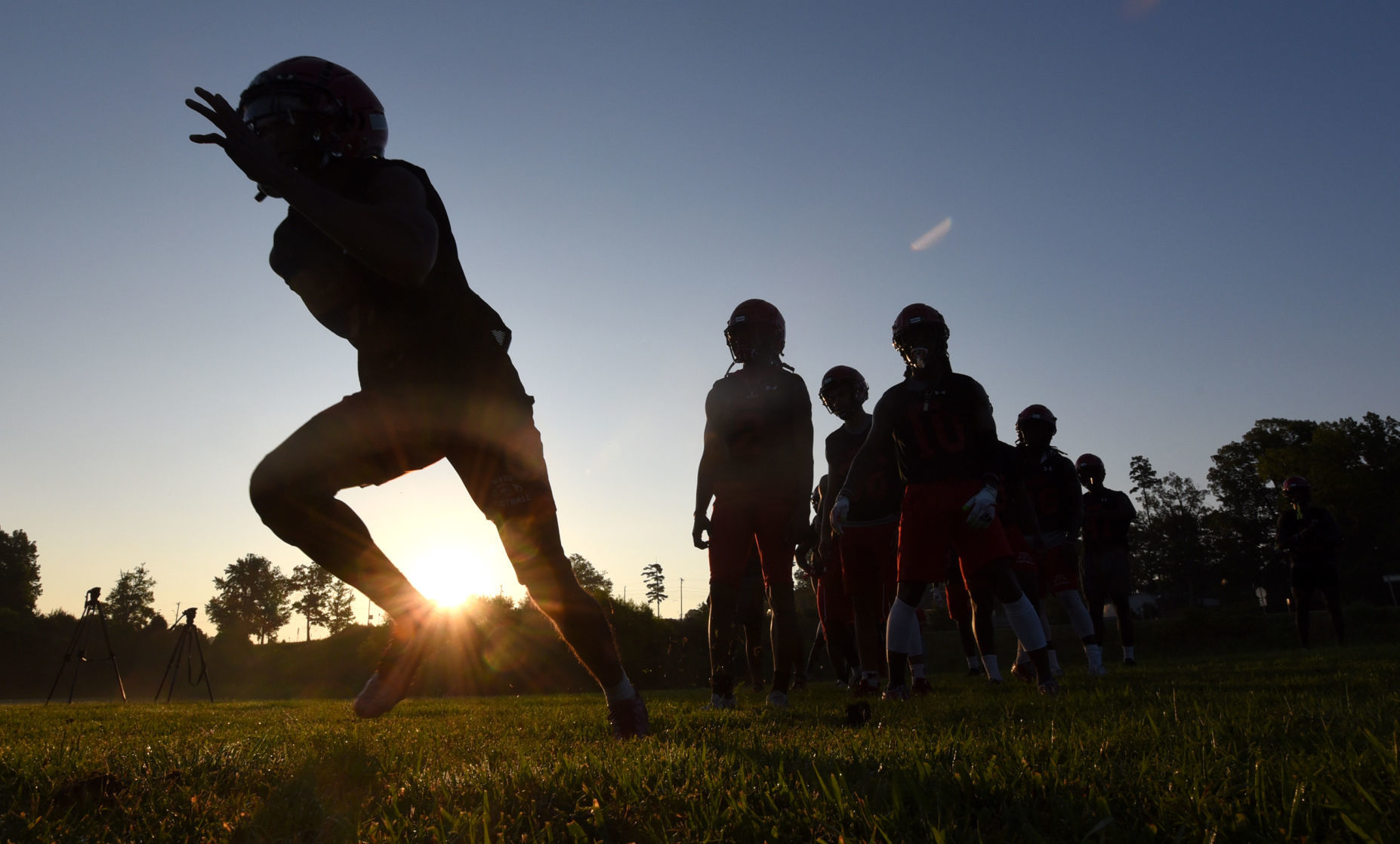 WSSU football first practice